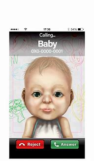 Image result for iPhone Call Screen Baby Girl