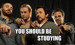 Image result for You Should Be Studying Meme