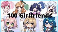 Image result for Meme Chan 100 Girlfriends