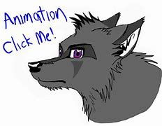 Image result for Black and White Anime Wolf