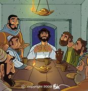 Image result for Cartoon Picture of Jesus Last Supper