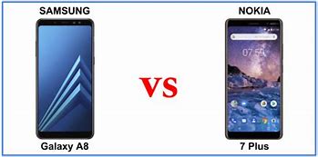 Image result for Samsung A8 vs Nokia 8