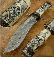 Image result for Damascus Steel Knife Esty