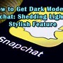 Image result for Dark Theme in Snapchat Android