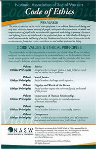 Image result for Social Work Code of Ethics Book