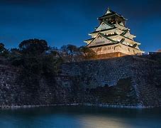 Image result for Osaka Castle Night. View