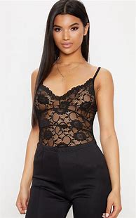 Image result for Black Lace Cami Plus Size