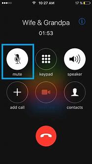 Image result for How to Mute iPhone Call