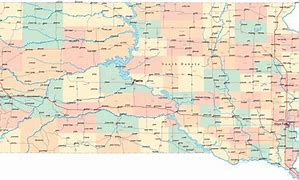 Image result for South Dakota Road Map