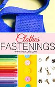 Image result for Sewing Fasteners