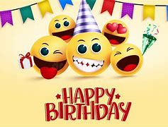 Image result for Happy Birthday Emoji Text Message