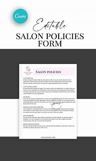 Image result for Salon Employee Policy Manual