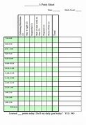 Image result for Point Tracking Sheet