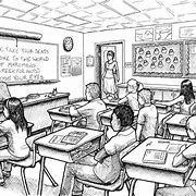 Image result for Sketch of Classroom