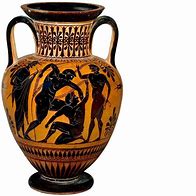 Image result for Greek Wrestling Images Pottery