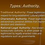 Image result for Types of Authority