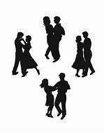 Image result for People Dancing Silhouette Clip Art