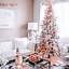 Image result for Rose Gold and White Christmas Decor
