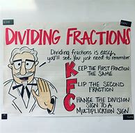 Image result for Dividing Fractions Anchor Chart