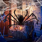 Image result for Outdoor Halloween Spider Decorations