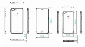 Image result for iPhone 7 Dimensions Diagram