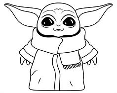 Image result for Baby Yoda Template Printable