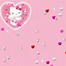 Image result for Hello Kitty with Pink Heart Background