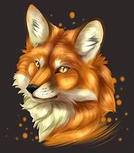 Image result for Mythical Fox Art Head