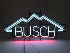 Image result for Busch Light Tractor Neon Sign