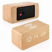 Image result for Bamboo Clock and iPhone Charger