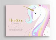 Image result for Unicorn Pink Background Invitation