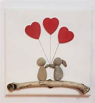 Image result for Pebble Art Love