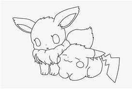 Image result for Fighting Eevee Black and White