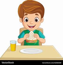 Image result for Little Boy Eating Cartoon