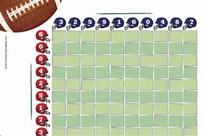 Image result for Super Bowl Square Sheet