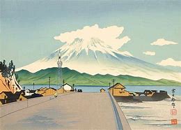 Image result for Mount Fuji Woodblock Print