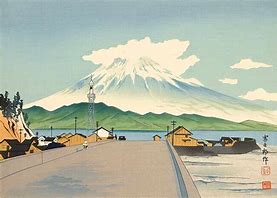 Image result for Mount Fuji Print