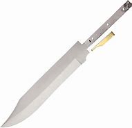 Image result for Damascus Bowie Knife Blade Blanks