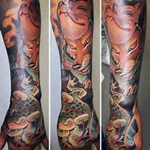 Image result for Japanese Fox Spirit Tattoo