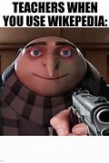 Image result for Gru with a Gun Meme