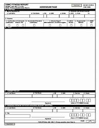 Image result for USMC Fitness Report Form