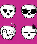 Image result for Fake Skull. Emoji