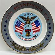 Image result for Bicentennial Plate 1776 1976
