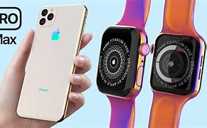 Image result for iPhone 11 Pro Max with an Apple Watch Series 5