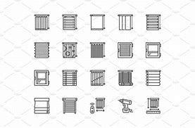 Image result for Mini Blinds Open Icon