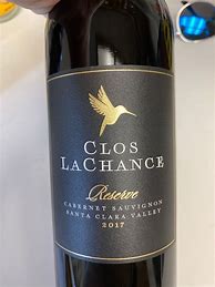 Image result for Clos LaChance Cabernet Sauvignon Reserve