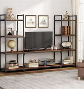Image result for Dark Wood Entertainment Centers with Bookcases