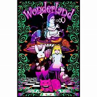 Image result for Alice in Wonderland Blacklight Poster