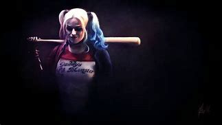 Image result for Harley Quinn with Her Bat