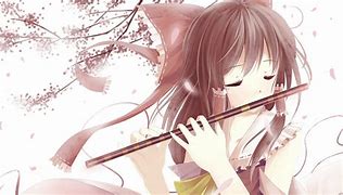 Image result for Anime Guy Playing Flute